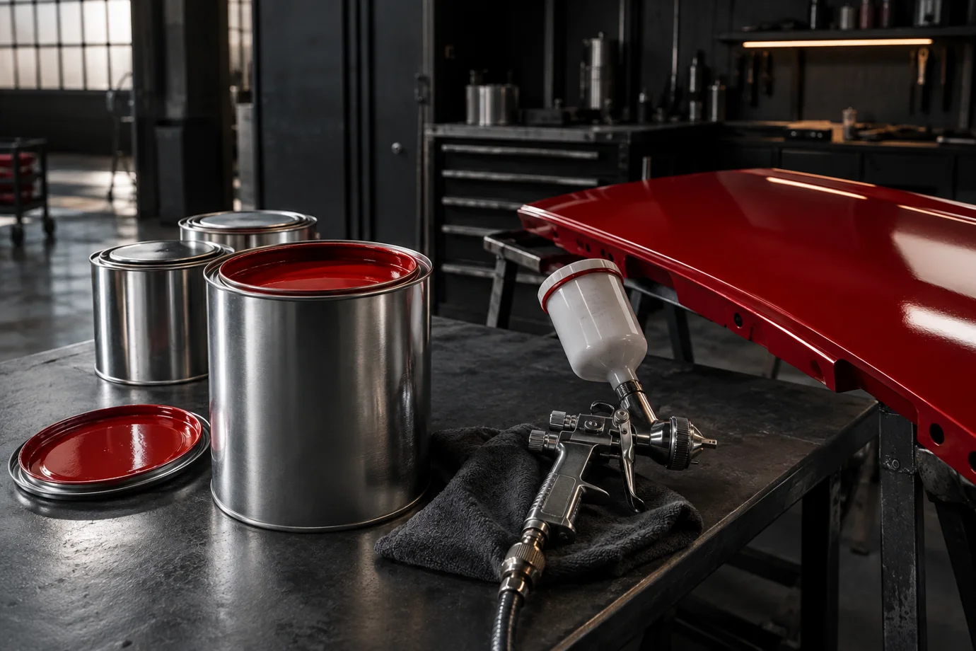 Illustrative paint and coating materials